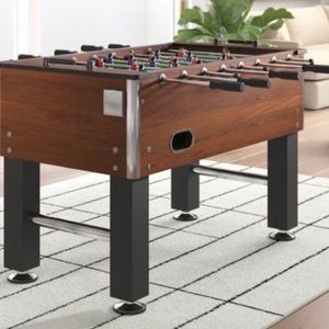 Wood soccer table